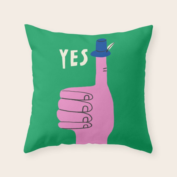Affirmative Throw Pillow Gallery Image 6
