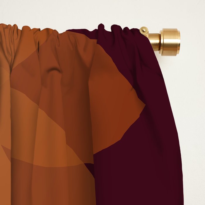 Lotus Flower Minimalism XII Window Curtain Gallery Image 2