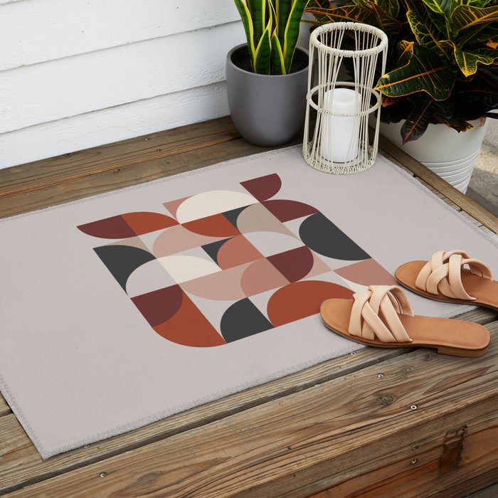Mid Century 26A Outdoor Rug Gallery Image 2