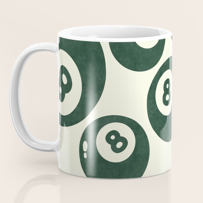 The 8 Ball Clubhouse Old Money Green Coffee Mug Gallery Image 3