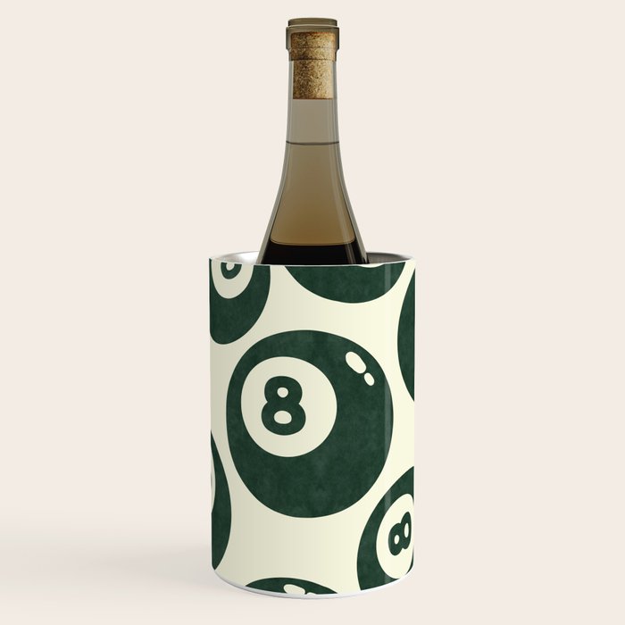 The 8 Ball Clubhouse Old Money Green Wine Chiller Gallery Image 1