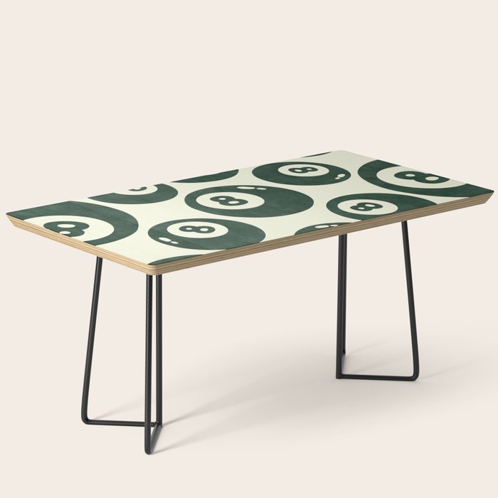 The 8 Ball Clubhouse Old Money Green Coffee Table Gallery Image 1