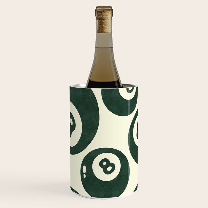 The 8 Ball Clubhouse Old Money Green Wine Chiller Gallery Image 2