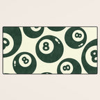 The 8 Ball Clubhouse Old Money Green Desk Mat Gallery Image 3