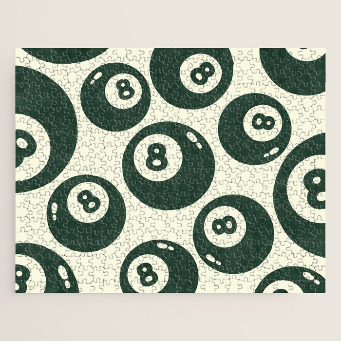 The 8 Ball Clubhouse Old Money Green Jigsaw Puzzle Gallery Image 1