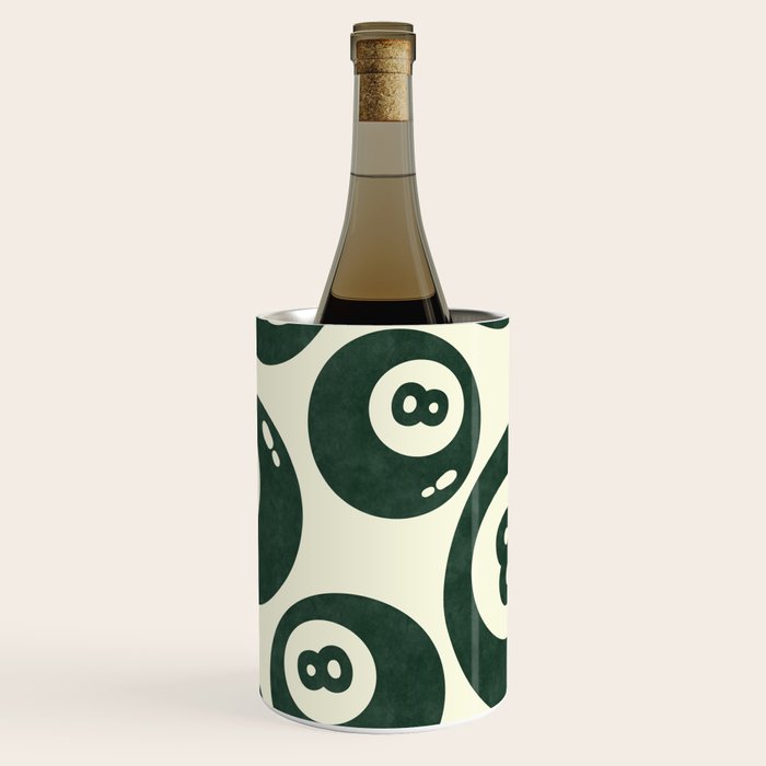 The 8 Ball Clubhouse Old Money Green Wine Chiller Gallery Image 3