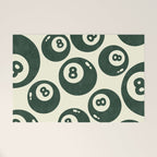 The 8 Ball Clubhouse Old Money Green Welcome Mat Gallery Image 1