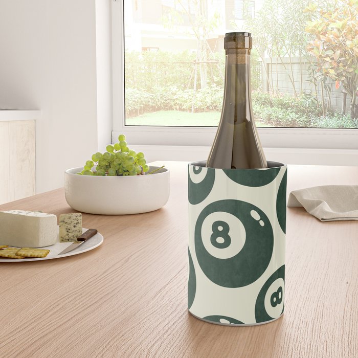 The 8 Ball Clubhouse Old Money Green Wine Chiller Gallery Image 4