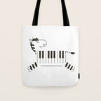 Life is like a piano Tote Bag Gallery Image 1
