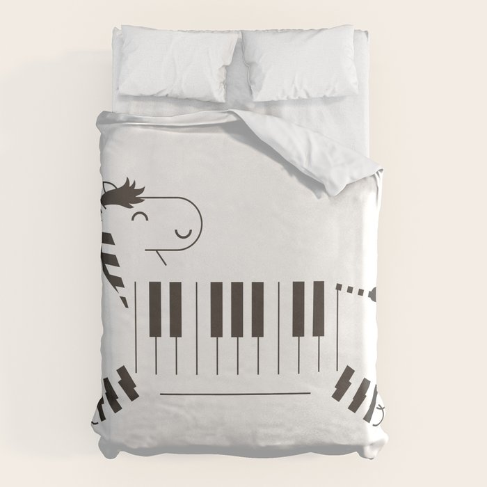 Life is like a piano Duvet Cover Gallery Image 6