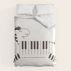 Life is like a piano Duvet Cover Gallery Image 6