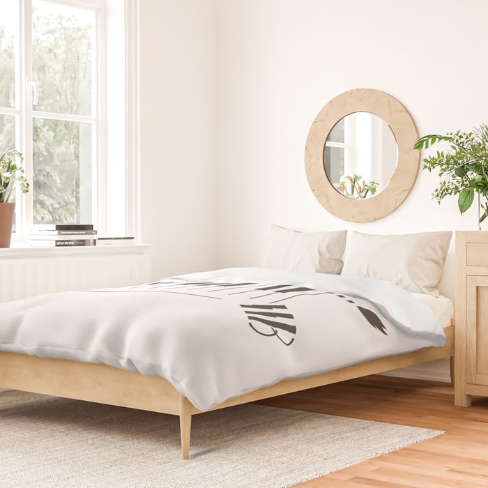 Life is like a piano Duvet Cover Gallery Image 2