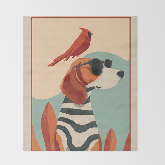 Cool Company Throw Blanket Gallery Image 2