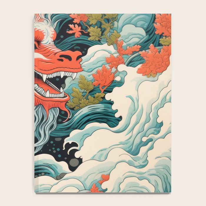 Red Chinese Water Dragon Notebook Gallery Image 4