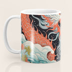 Red Chinese Water Dragon Coffee Mug Gallery Image 3