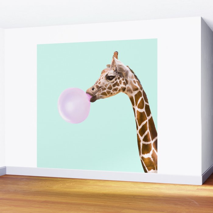 GIRAFFE Wall Mural Gallery Image 2