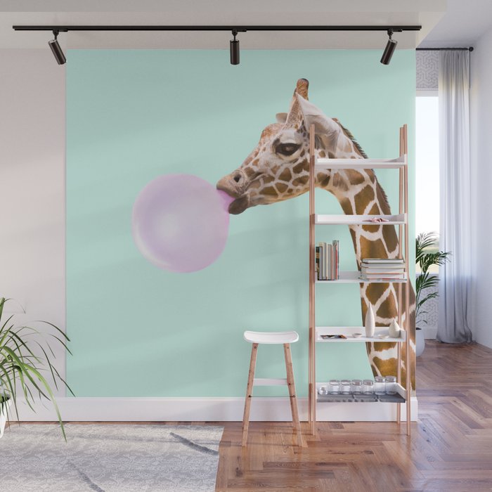 GIRAFFE Wall Mural Gallery Image 1