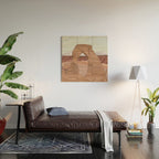 Arches National Park, National Parks Poster, Illustrated Arches, Utah, Capitol Reef, Zion Wood Wall Art Gallery Image 2