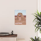 Arches National Park, National Parks Poster, Illustrated Arches, Utah, Capitol Reef, Zion Poster Gallery Image 2
