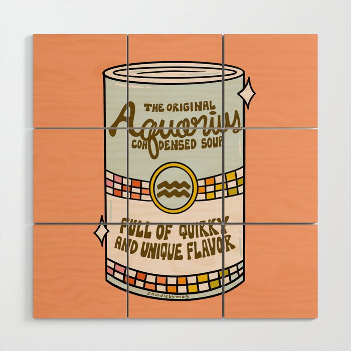 Aquarius Soup Wood Wall Art Gallery Image 1