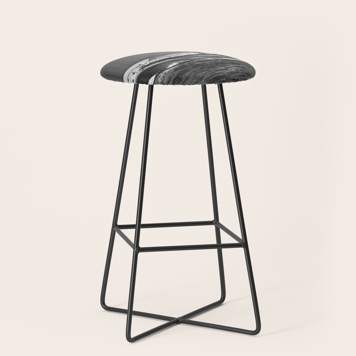 12-meter Sailing Yacht America's Cup Races nautical black and white photograph Stool Gallery Image 1