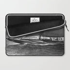12-meter Sailing Yacht America's Cup Races nautical black and white photograph Laptop Sleeve Gallery Image 2