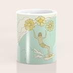 pipeline master style guru gerry lopez // retro surf art by surfy birdy Coffee Mug Gallery Image 4