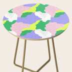Abstract colorful retro 90s art pattern Side Table Gallery Image 2