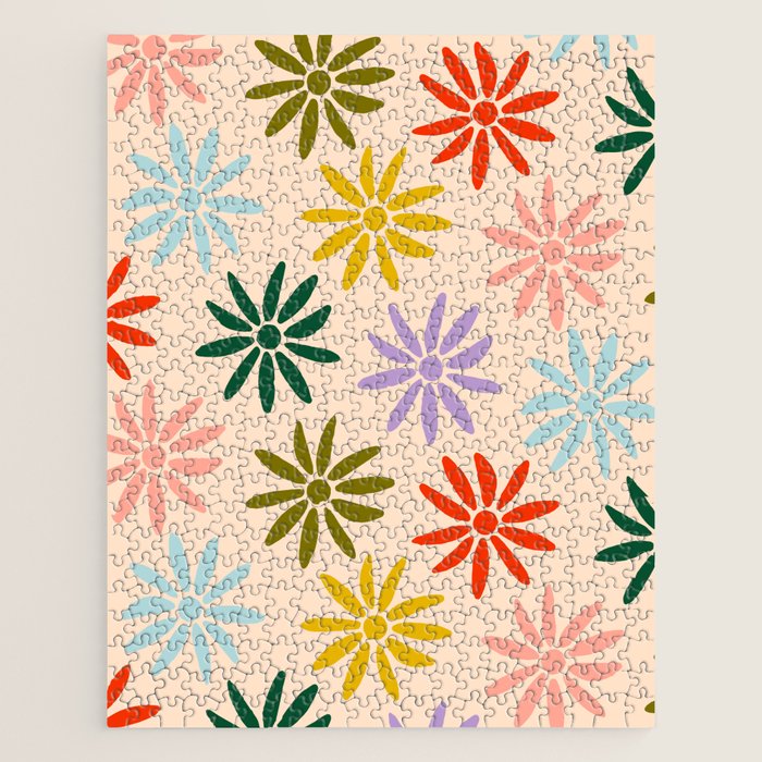 Retro Groovy Sun  Jigsaw Puzzle Gallery Image 1