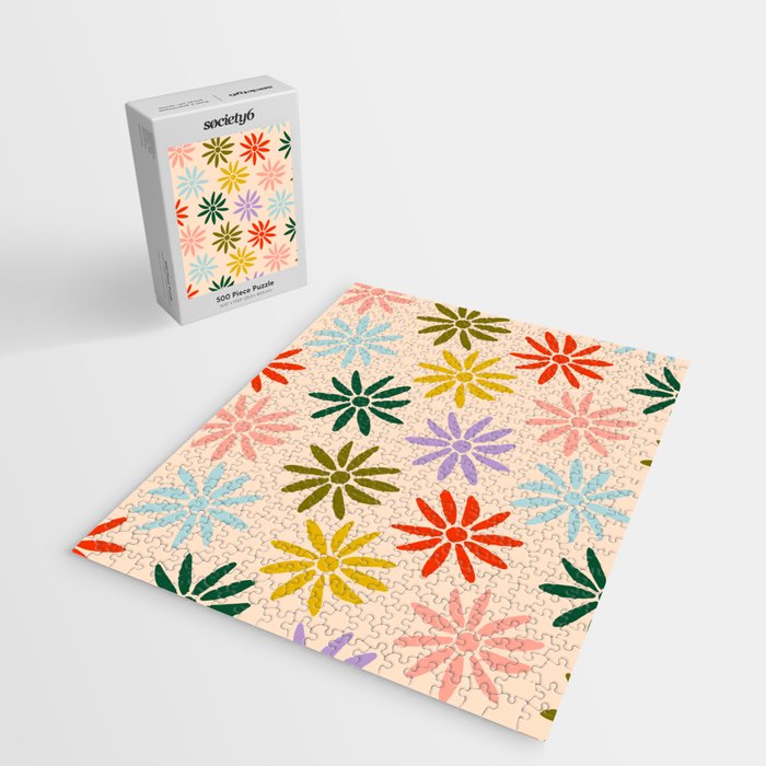 Retro Groovy Sun  Jigsaw Puzzle Gallery Image 2