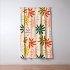 Retro Groovy Sun  Window Curtain Gallery Image 3