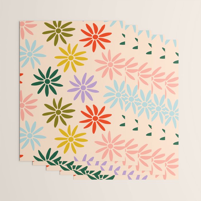 Retro Groovy Sun  Wrapping Paper Gallery Image 3