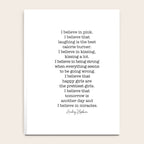 I Believe In Pink. I Believe That Laughing Is the Best Calorie Burner-Audrey Hepburn Notebook Gallery Image 4