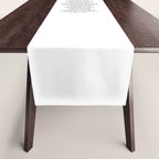 I Believe In Pink. I Believe That Laughing Is the Best Calorie Burner-Audrey Hepburn Table Runner Gallery Image 1