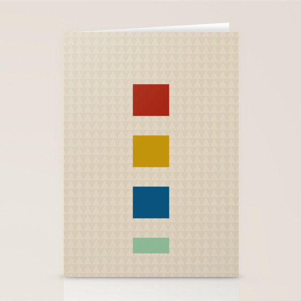 four elements II tweed and primary colors Stationery Card Gallery Image 2