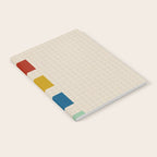 four elements II tweed and primary colors Notebook Gallery Image 2