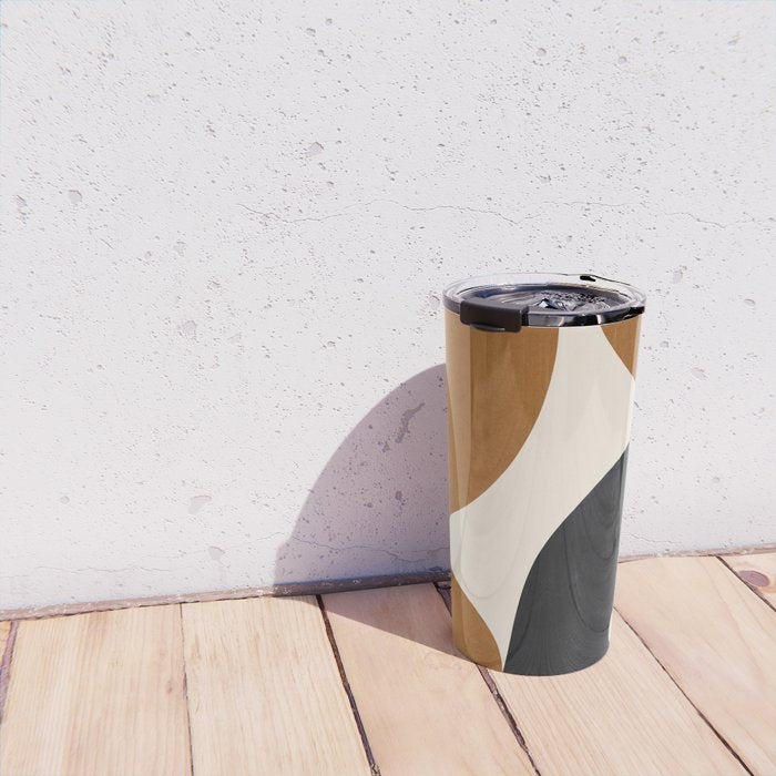 Abstract Art Minimal Shape 4 Travel Mug Gallery Image 4