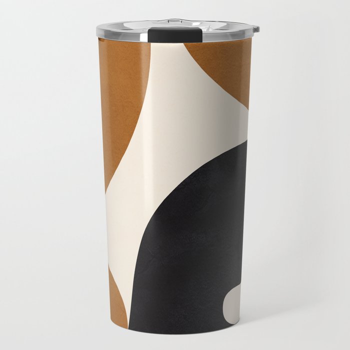 Abstract Art Minimal Shape 4 Travel Mug Gallery Image 1