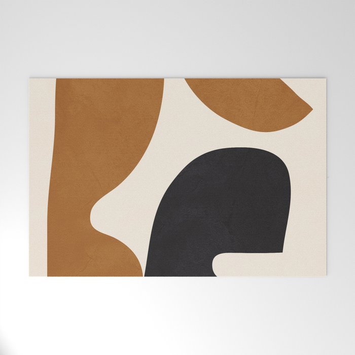 Abstract Art Minimal Shape 4 Welcome Mat Gallery Image 1
