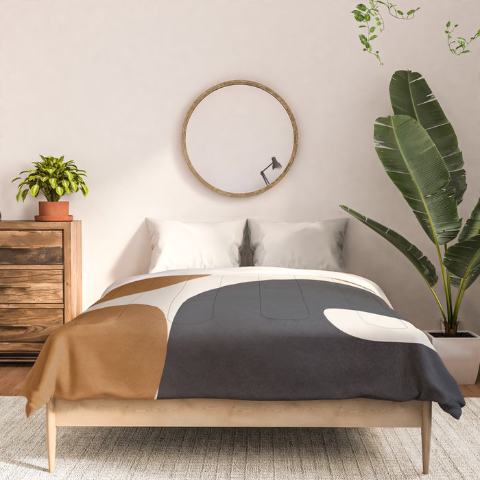 Abstract Art Minimal Shape 4 Comforter Gallery Image 3