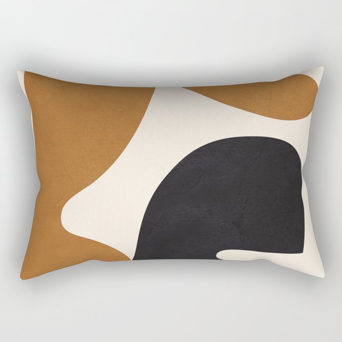 Abstract Art Minimal Shape 4 Rectangular Pillow Gallery Image 1