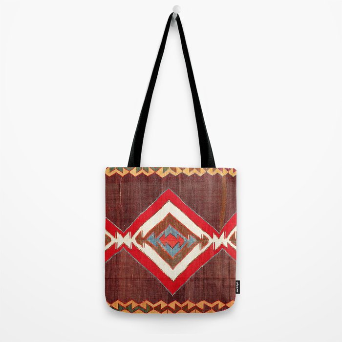 Aksaray Cappadocian Central Anatolia Kilim Print Tote Bag Gallery Image 2