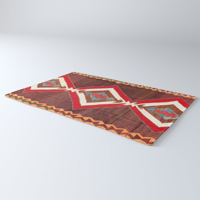 Aksaray Cappadocian Central Anatolia Kilim Print Rug Gallery Image 3