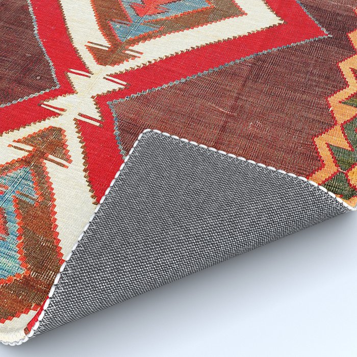 Aksaray Cappadocian Central Anatolia Kilim Print Rug Gallery Image 4