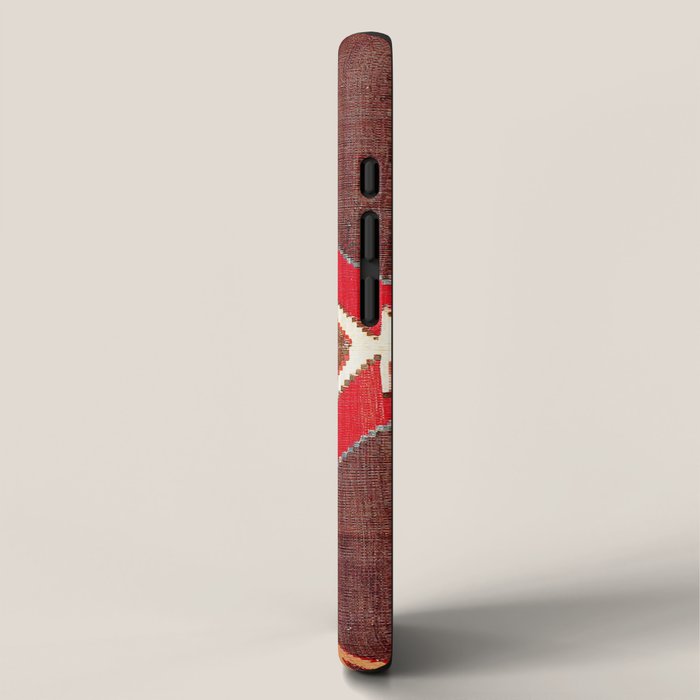Aksaray Cappadocian Central Anatolia Kilim Print iPhone Case Gallery Image 2