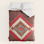 Aksaray Cappadocian Central Anatolia Kilim Print Comforter Gallery Image 6