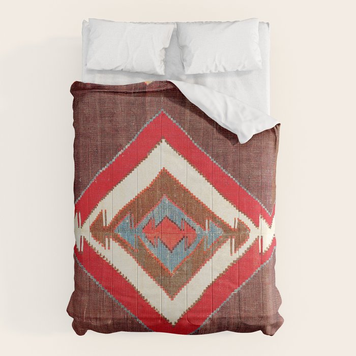 Aksaray Cappadocian Central Anatolia Kilim Print Comforter Gallery Image 6