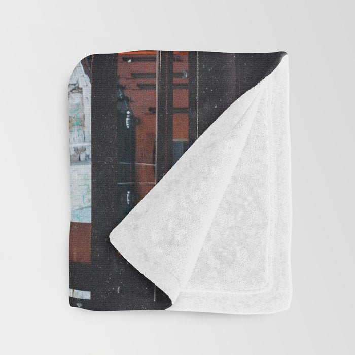 New York City Window Throw Blanket Gallery Image 3