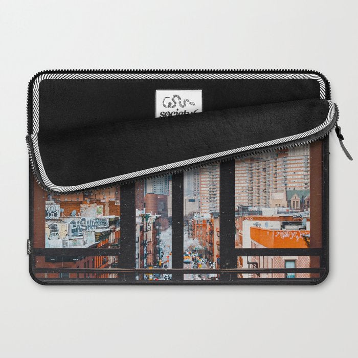 New York City Window Laptop Sleeve Gallery Image 2