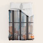 New York City Window Duvet Cover Gallery Image 6
